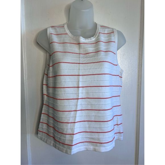 Christopher & Banks Striped Sweater Tank - M - Picture 2 of 4